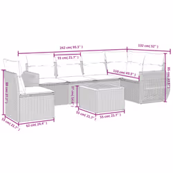 VidaXL 3257361 ensemble de meubles de jardin