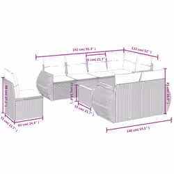 VidaXL 3257421 ensemble de meubles de jardin