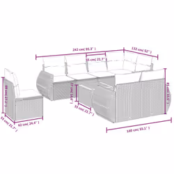 VidaXL 3257431 ensemble de meubles de jardin