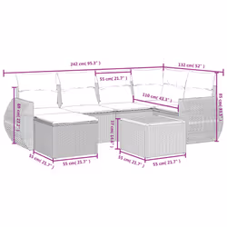 VidaXL 3257435 ensemble de meubles de jardin