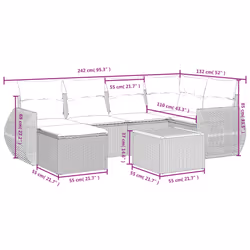 VidaXL 3257439 ensemble de meubles de jardin