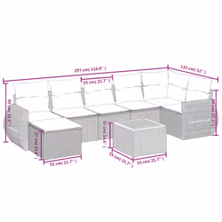 VidaXL 3257453 ensemble de meubles de jardin