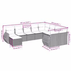 VidaXL 3257501 ensemble de meubles de jardin