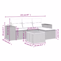 VidaXL 3257745 ensemble de meubles de jardin