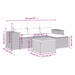 VidaXL 3257747 ensemble de meubles de jardin
