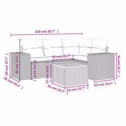 VidaXL 3257757 ensemble de meubles de jardin