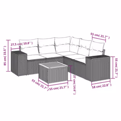 VidaXL 3257767 ensemble de meubles de jardin