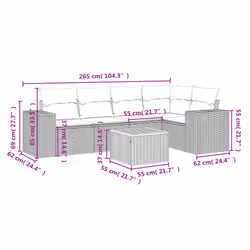 VidaXL 3257768 ensemble de meubles de jardin