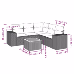 VidaXL 3257774 ensemble de meubles de jardin