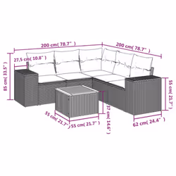 VidaXL 3257775 ensemble de meubles de jardin