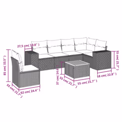 VidaXL 3257798 ensemble de meubles de jardin