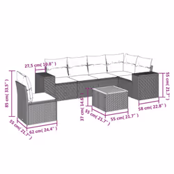VidaXL 3257799 ensemble de meubles de jardin