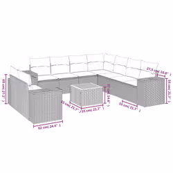 VidaXL 3257841 ensemble de meubles de jardin