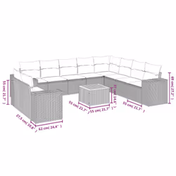 VidaXL 3257848 ensemble de meubles de jardin