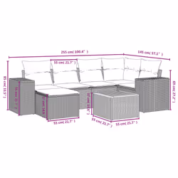 VidaXL 3257878 ensemble de meubles de jardin