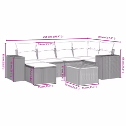 VidaXL 3257879 ensemble de meubles de jardin