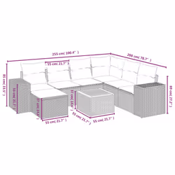 VidaXL 3257883 ensemble de meubles de jardin