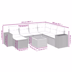 VidaXL 3257892 ensemble de meubles de jardin