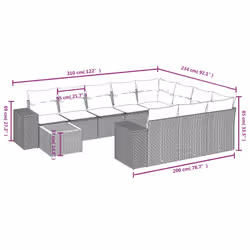 VidaXL 3257960 ensemble de meubles de jardin