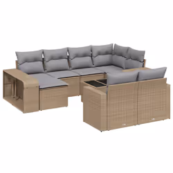 VidaXL 3261299, Gris clair, Rotin, Acier, 110 kg, Adultes et enfants, 550 mm, 550 mm