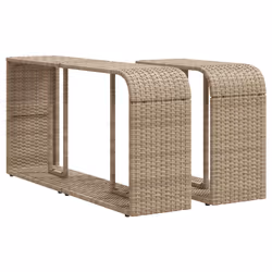 VidaXL 3261309 banc de jardin Rotin, Acier - Vue supplémentaire 8