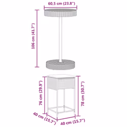 VidaXL 3261442 ensemble de meubles de jardin - Vue supplémentaire 8