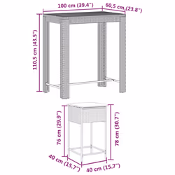 VidaXL 3261454 ensemble de meubles de jardin - Vue supplémentaire 8