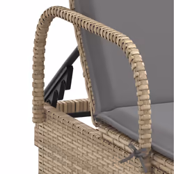 VidaXL 3261437 chaise d'extérieur Terrace Siège rembourré Polyuréthane, Acier Gris - Vue supplémentaire 8