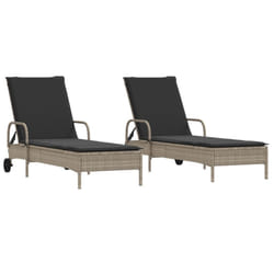 VidaXL 3261439 chaise d'extérieur Terrace Siège rembourré Polyuréthane, Acier Gris