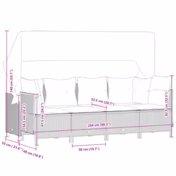VidaXL 3261524 ensemble de meubles de jardin - Vue supplémentaire 7