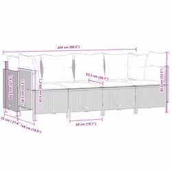 VidaXL 3261525 ensemble de meubles de jardin - Vue supplémentaire 7