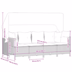 VidaXL 3261527 ensemble de meubles de jardin - Vue supplémentaire 7