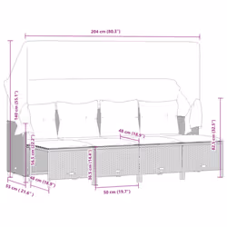VidaXL 3261539 ensemble de meubles de jardin - Vue supplémentaire 7
