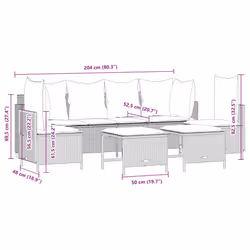 VidaXL 3261546 ensemble de meubles de jardin - Vue supplémentaire 7