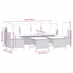 VidaXL 3261547 ensemble de meubles de jardin - Vue supplémentaire 7