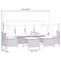 VidaXL 3261551 ensemble de meubles de jardin - Vue supplémentaire 7