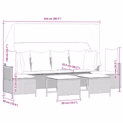 VidaXL 3261552 ensemble de meubles de jardin - Vue supplémentaire 7