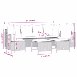 VidaXL 3261556 ensemble de meubles de jardin - Vue supplémentaire 7