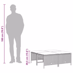 VidaXL 3261560 ensemble de meubles de jardin - Vue supplémentaire 8