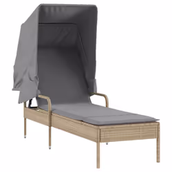 VidaXL 3261572 chaise d'extérieur Linge Siège rembourré Polyuréthane, Acier Gris
