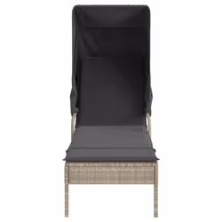 VidaXL 3261574 chaise d'extérieur Linge Siège rembourré Polyuréthane, Acier Gris - Vue supplémentaire 4