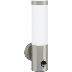 Vidaxl - Applique murale extérieure avec capteur en acier inoxydable argent IP44