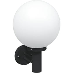 Vidaxl - Applique murale extérieure Noir Acier Inoxydable IP44