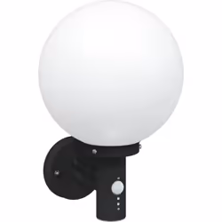 Cette lampe murale extérieure crée une ambiance sympa dans n'importe quel espace, en émettant une douce lumière tout en embel ...