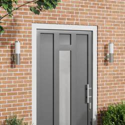 Vidaxl - Applique Murale Extérieure 2 pcs Argent Acier Inoxydable IP44