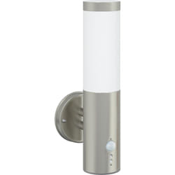 Vidaxl - Applique murale extérieure avec détecteur Argent Acier inoxydable IP44