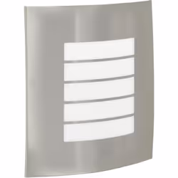 Cette lampe murale extérieure vidaXL mixe style moderne et praticité, avec une finition brossée en acier inoxydable qui s'acc ...