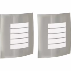 Ce set d'appliques murales vidaXL a un super fini en acier inoxydable brossé qui donne un côté moderne à ton intérieur. Ces l ...