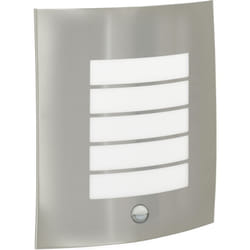 Vidaxl - Applique murale extérieure avec capteur 2 pcs Argent Acier inoxydable IP44