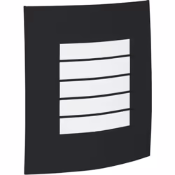 Cette applique murale extérieure vidaXL a un look moderne avec une finition noire mate stylée, parfaite pour différents endro ...
